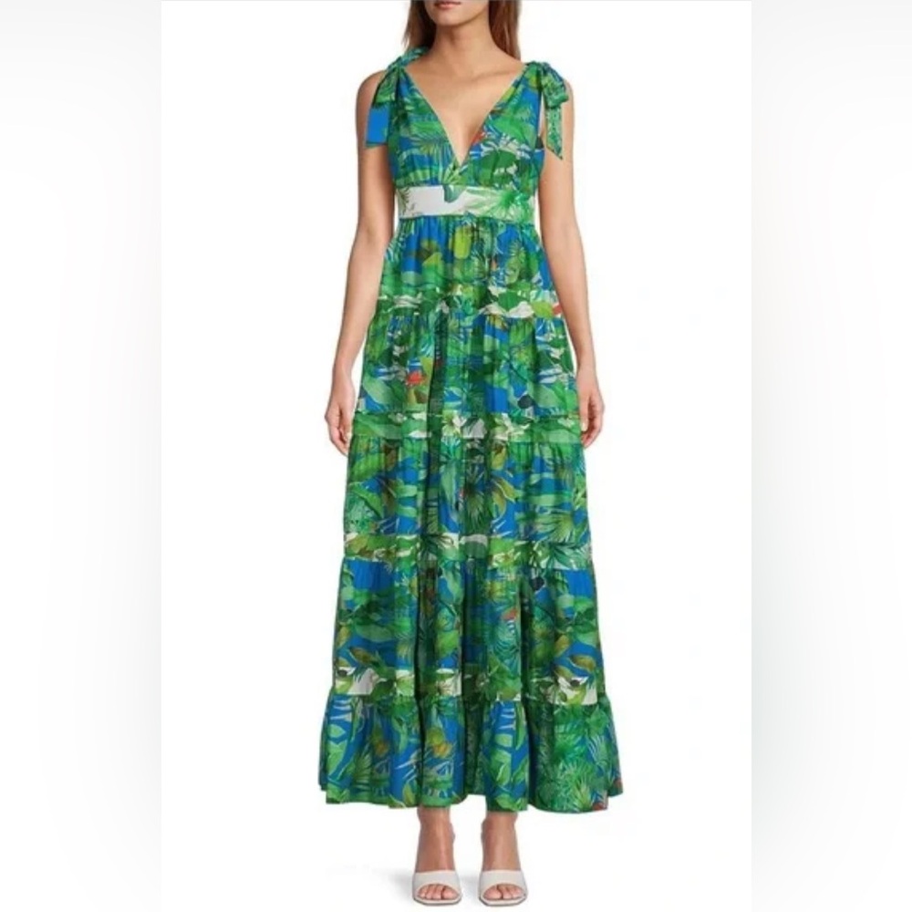 Antonio Melani Talita Tropical Print Maxi Dress